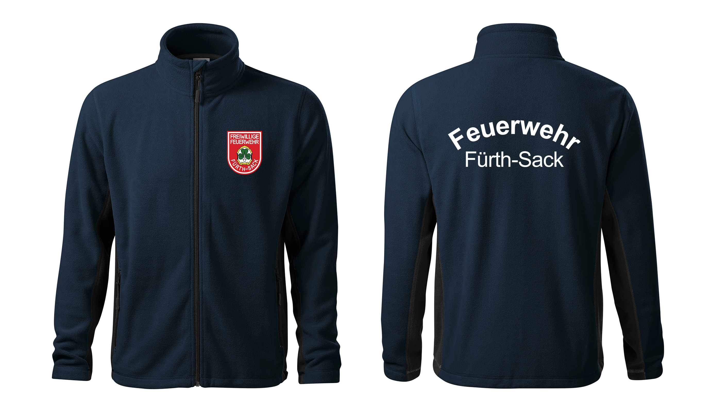 Fleecejacke Feuerwehr Fürth Sack Navy