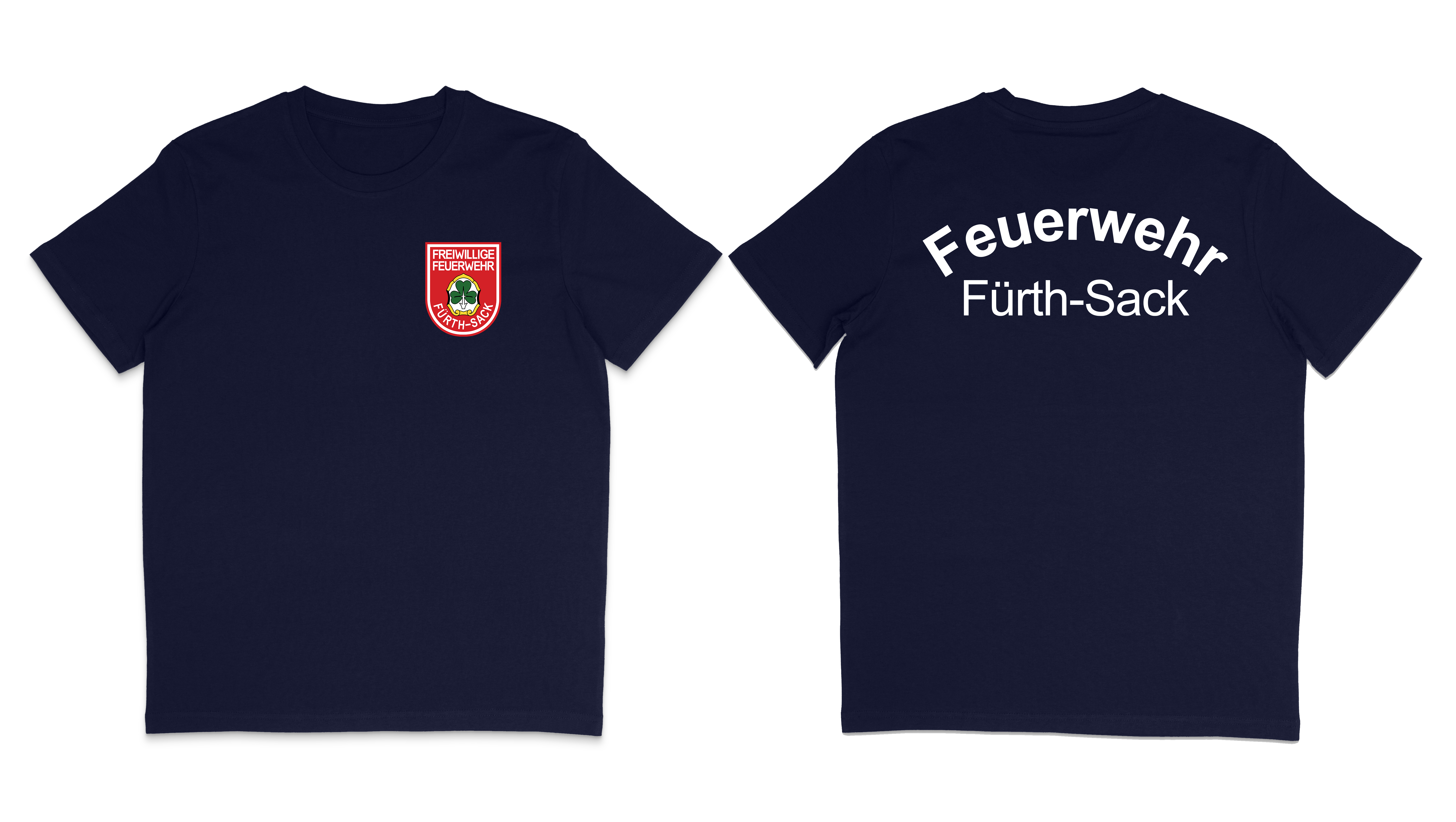 Feuerwehr Fürth Sack Basic T-Shirt navy
