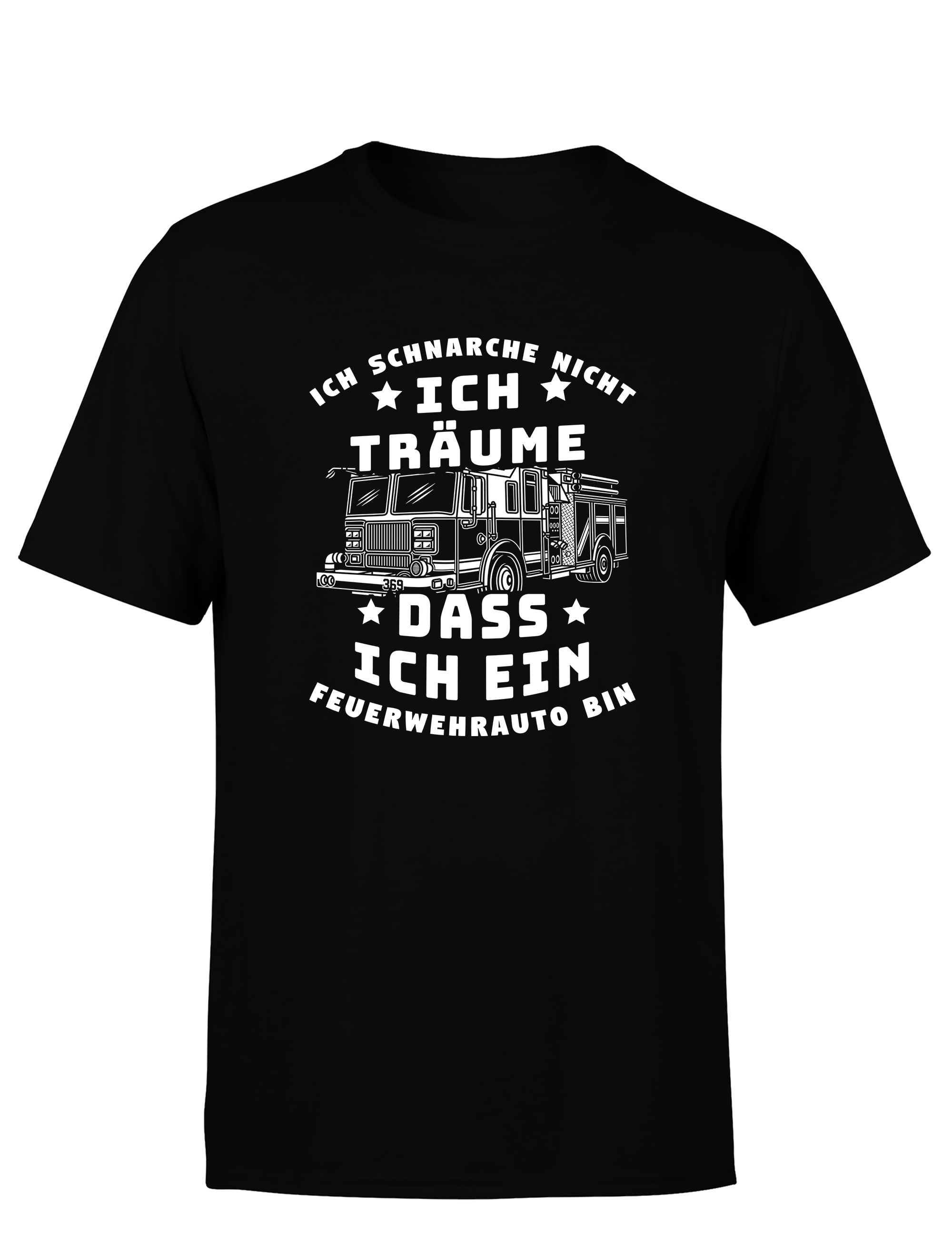 Ich schnarche nicht, ich träume, dass ich ein Feuerwehrauto bin Herren T-Shirt